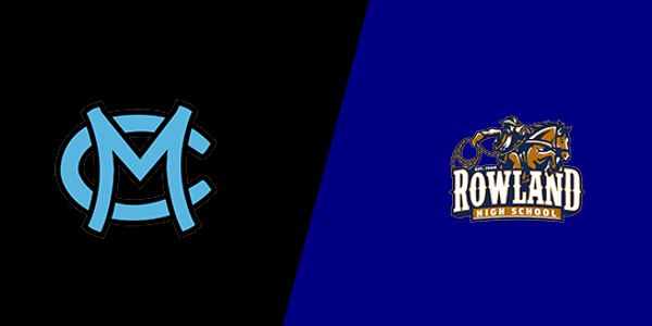 Montclair High School vs. Rowland High School