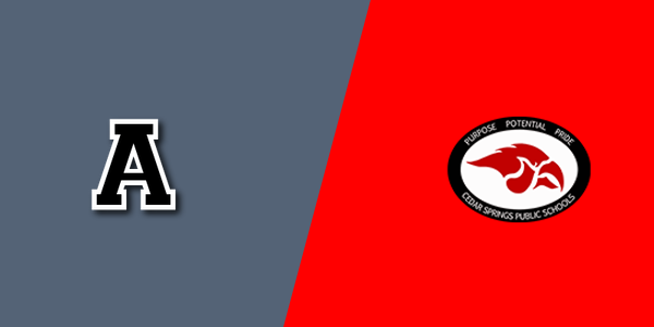 Away vs. Cedar Springs High School