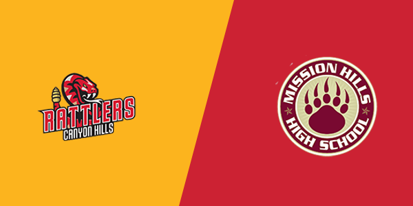 Canyon Hills High School  - San Diego vs. Mission Hills High School