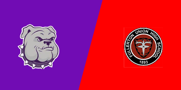 Portola High School vs. Fullerton Union High School