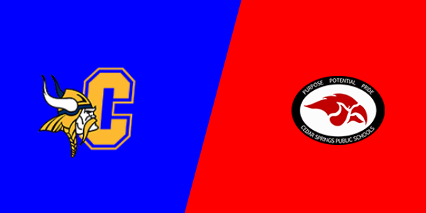 Cadillac High School vs. Cedar Springs High School
