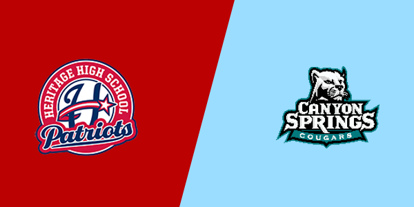 Heritage High School vs. Canyon Springs High School