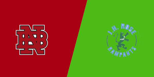 New Bern High School vs. J.H. Rose High School