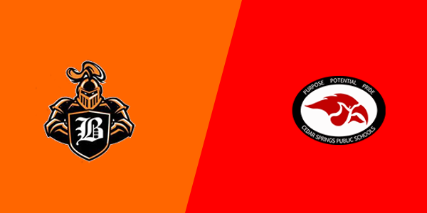 Belding High School vs. Cedar Springs High School