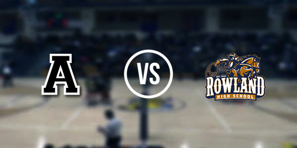 Away vs. Rowland High School