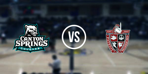 Canyon Springs High School vs Patriot High School