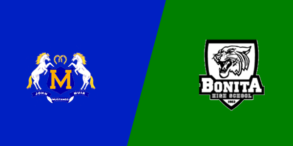 Muir High School vs. Bonita High School