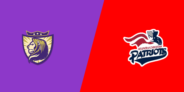 Victor Valley Christian High School vs. Hesperia Christian High School