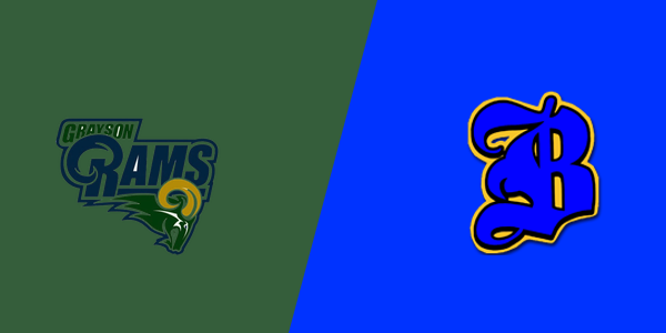 Grayson High School vs. Brunswick High School