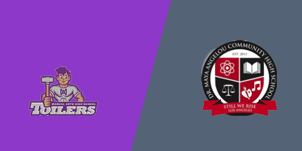 Manual Arts High School vs. Maya Angelou High School