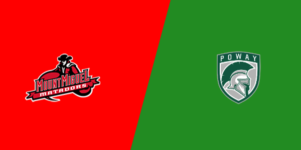 Mount Miguel High School vs. Poway High School