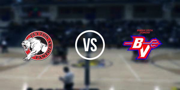 Buena Vista High School vs Peyton High School