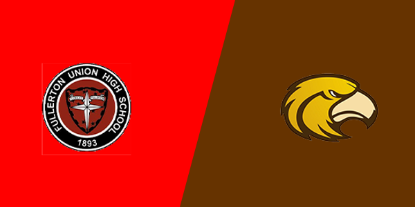 Fullerton Union High School vs. Laguna Hills High School