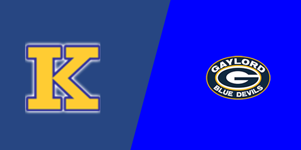Kingsford High School vs. Gaylord High School