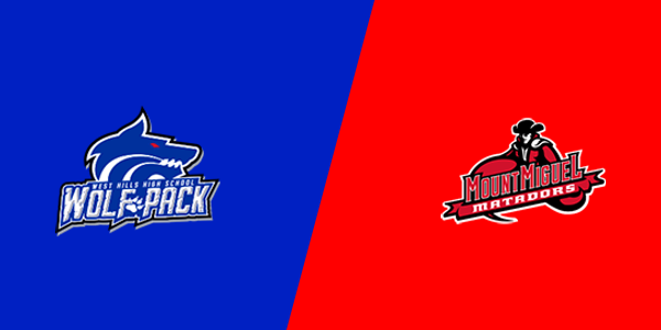 West Hills High School vs. Mount Miguel High School