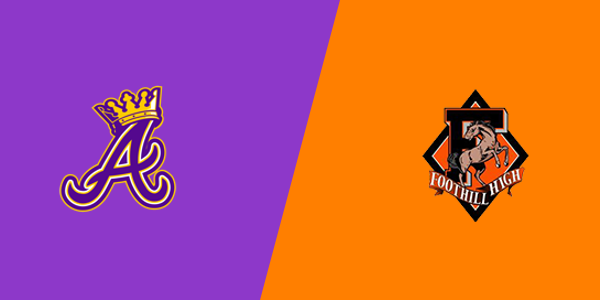 Armijo High School vs. Foothill High School - Sacramento