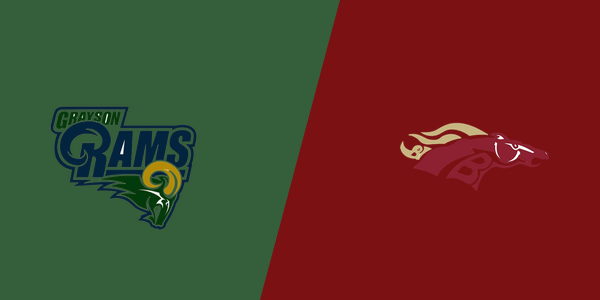 Grayson High School vs. Brookwood High School
