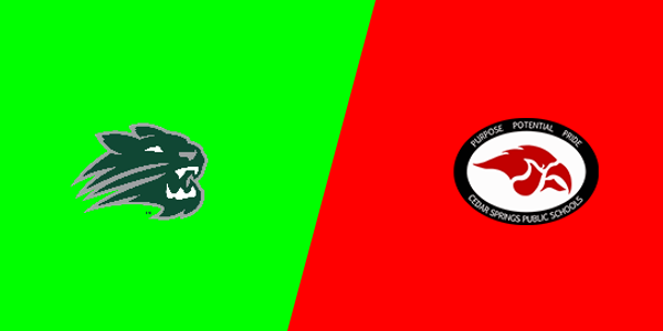 Jenison High School vs. Cedar Springs High School