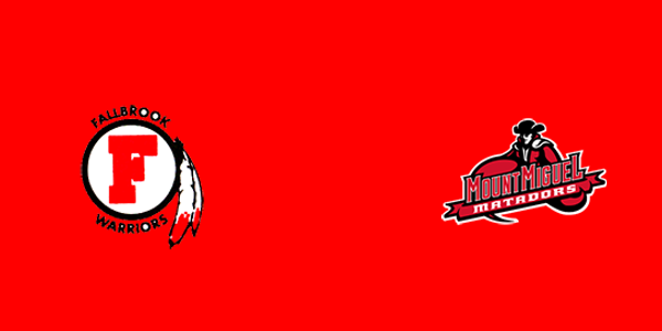 Fallbrook High School vs. Mount Miguel High School