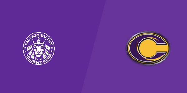 Calvary Baptist Academy vs. Caro High School