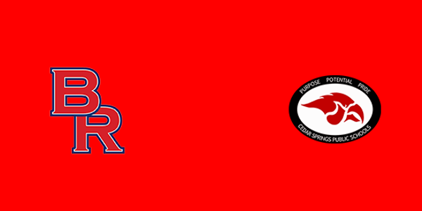 Big Rapids High School vs. Cedar Springs High School